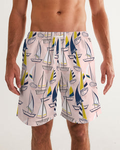 sailboat pattern Men's Swim Trunk