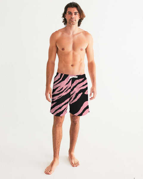 Tayrona Pink Tiger Stripe Swim Trunk