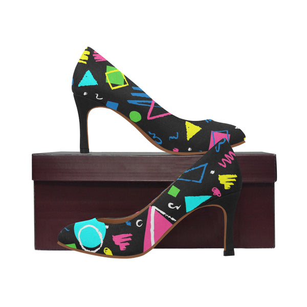 retro Women's High Heels (Model 048)