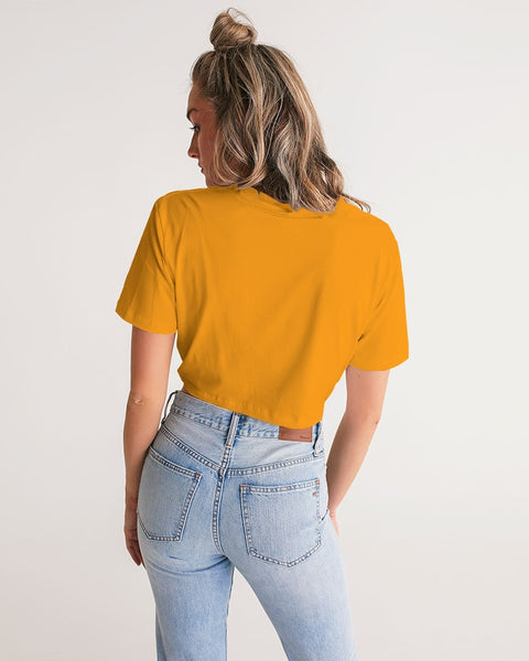 Tayrona Women's Twist-Front Cropped Tee