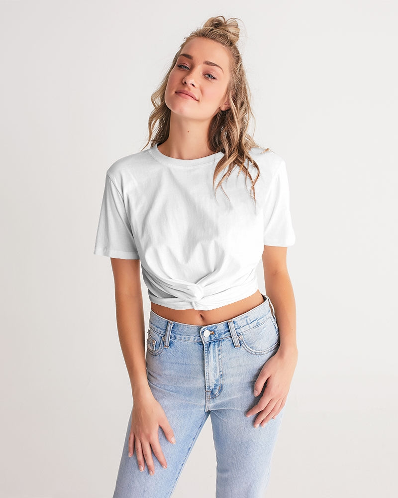 Tayrona Women's Twist-Front Cropped Tee