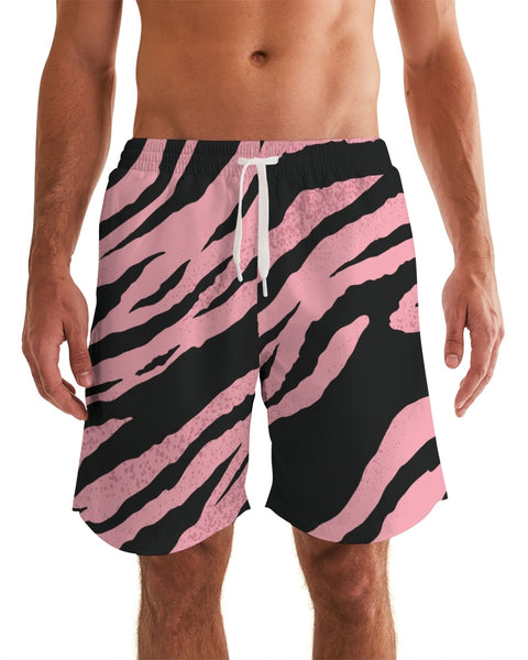 Tayrona Pink Tiger Stripe Swim Trunk