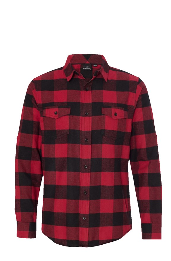 Tayrona Long Sleeve Flannel Red And Black