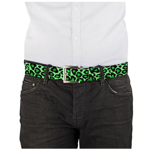 Tayrona Apparel Bright Green Leopard Belt