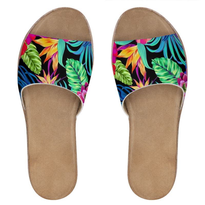 Tayrona Women's Leather Sliders