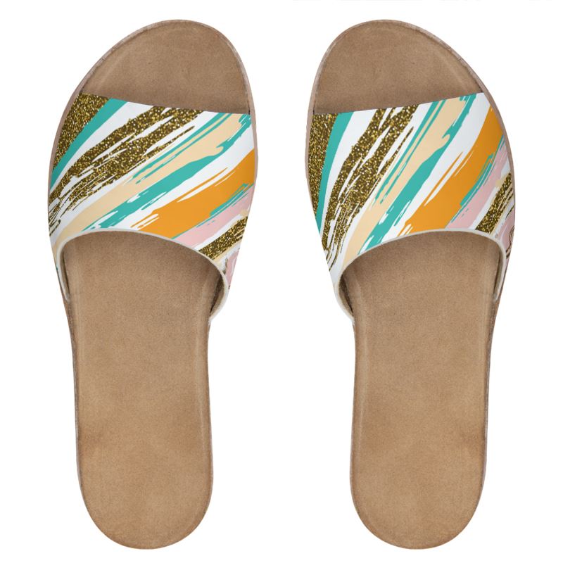 Tayrona Women's Leather Sliders