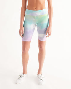 Tayrona Tie-Dye Women's Mid-Rise Bike Shorts