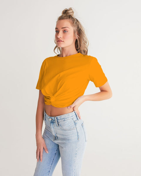 Tayrona Women's Twist-Front Cropped Tee