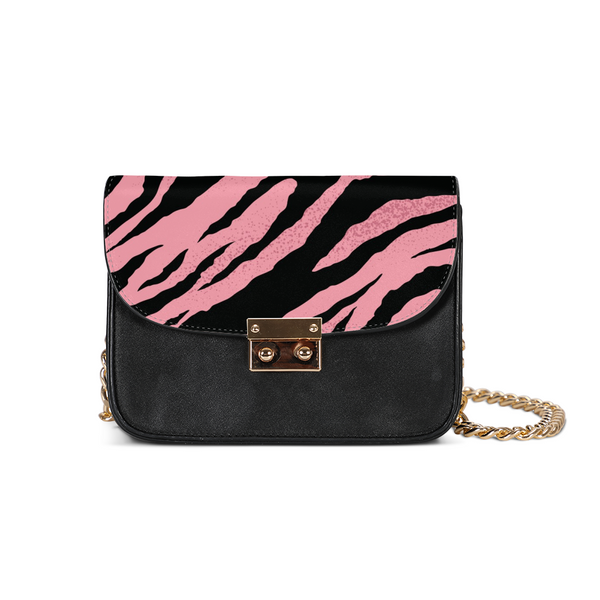 Tayrona Pink Tiger Stripe Small Shoulder Bag
