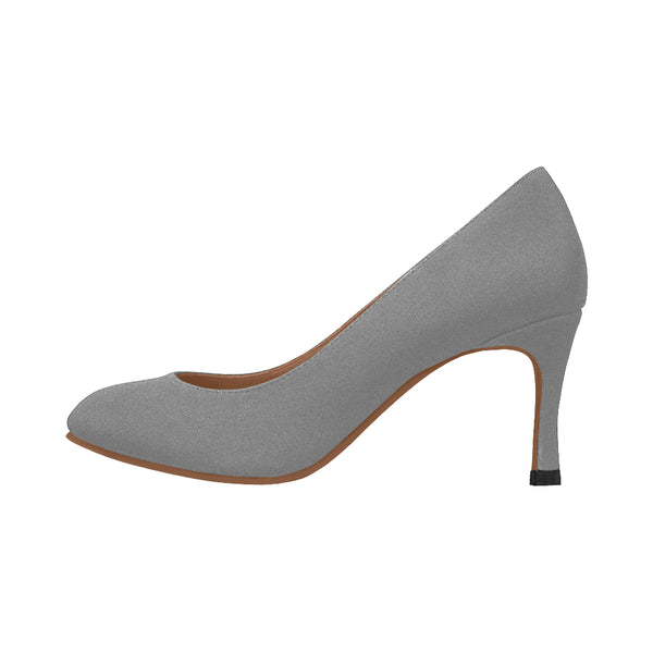 gray Women's High Heels (Model 048)