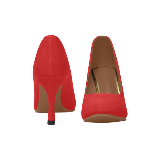 red Women's High Heels (Model 048)