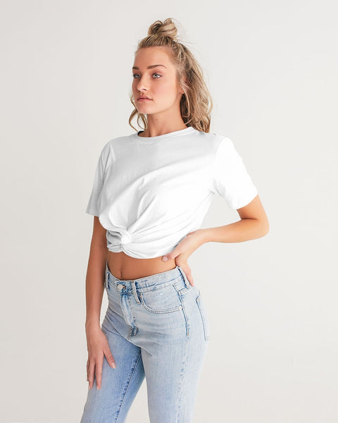 Tayrona Women's Twist-Front Cropped Tee