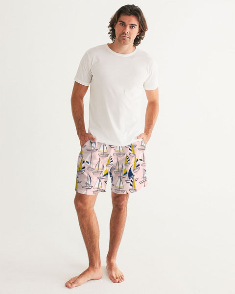 sailboat pattern Men's Swim Trunk