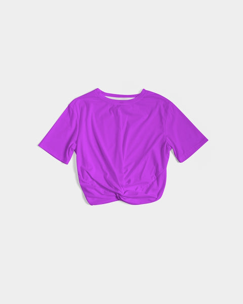 Tayrona Women's Twist-Front Cropped Tee