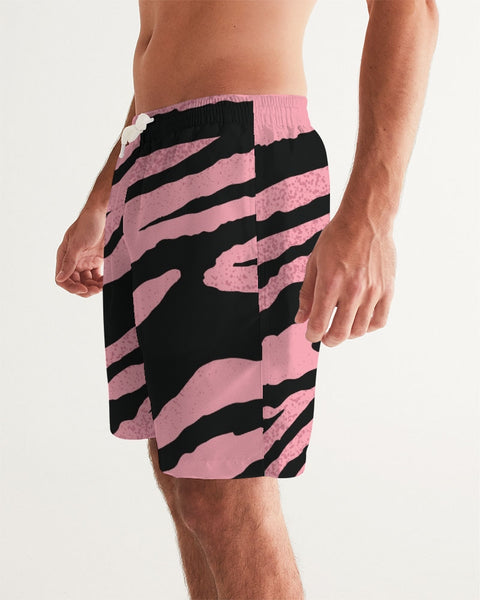 Tayrona Pink Tiger Stripe Swim Trunk