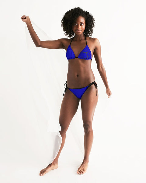 Tayrona Blue Women's Triangle String Bikini
