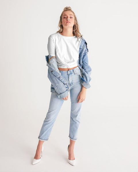 Tayrona Women's Twist-Front Cropped Tee