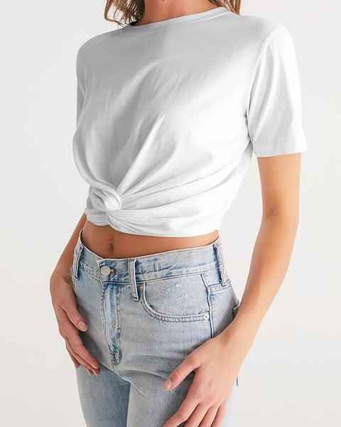 Tayrona Women's Twist-Front Cropped Tee