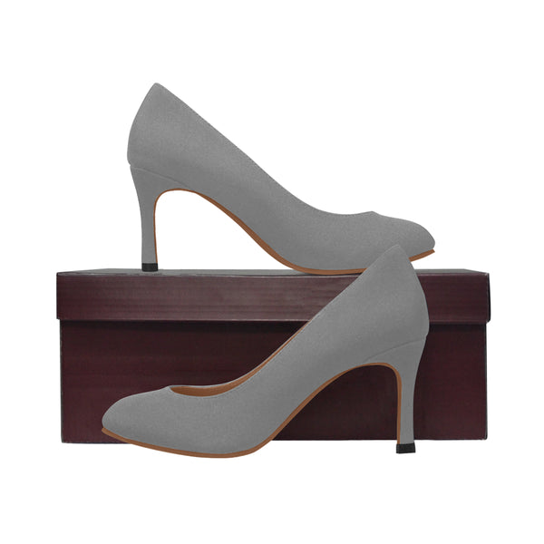 gray Women's High Heels (Model 048)