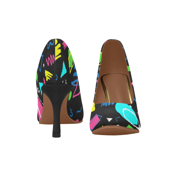 retro Women's High Heels (Model 048)