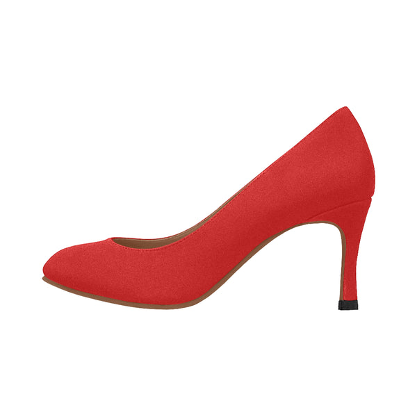 red Women's High Heels (Model 048)