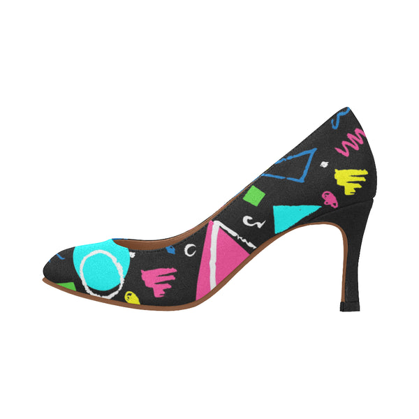 retro Women's High Heels (Model 048)