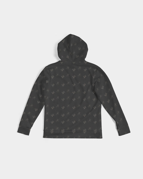 black palm pattern Men's Hoodie