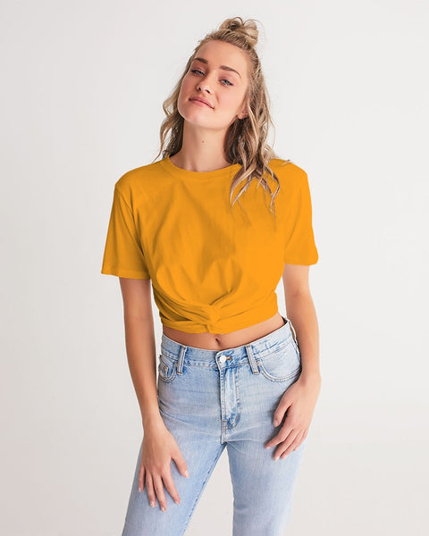 Tayrona Women's Twist-Front Cropped Tee