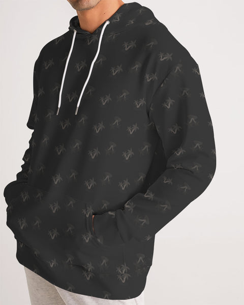 black palm pattern Men's Hoodie