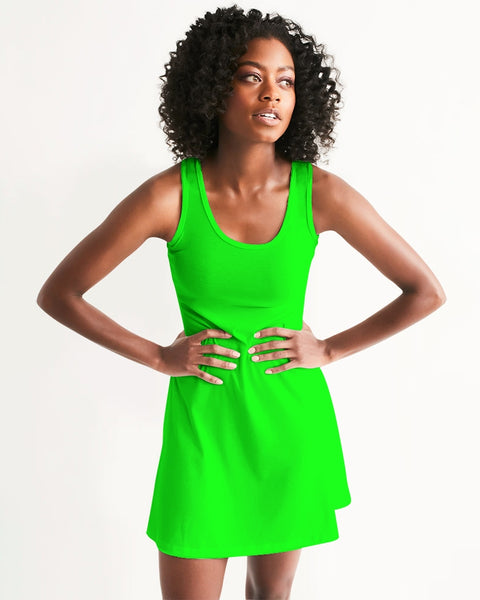Tayrona Lime Green Women's Racerback Dress