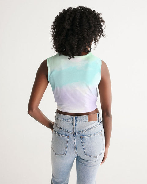 tiedie light Women's Twist-Front Tank