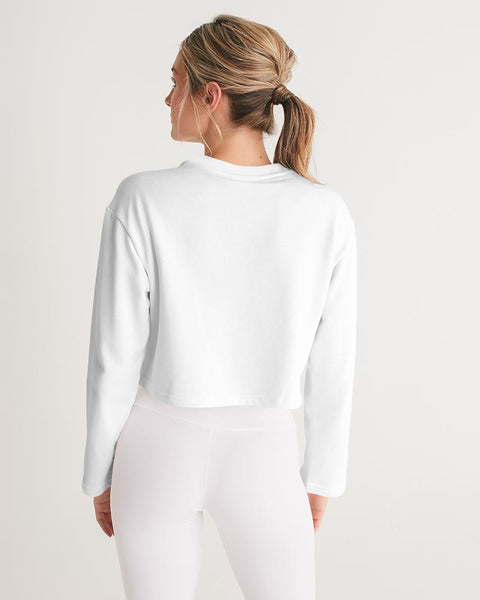 white Women's Cropped Sweatshirt