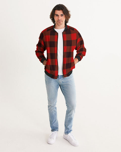 Tayrona Flannel Pattern Bomber Jacket