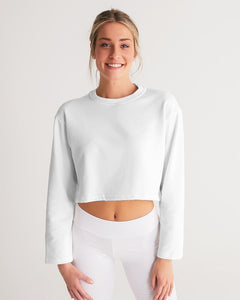 white Women's Cropped Sweatshirt