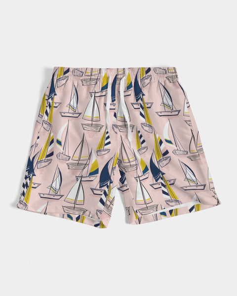 sailboat pattern Men's Swim Trunk