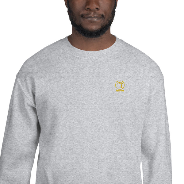 Tayrona Men's Sweatshirt Yellow Embroidery Logo