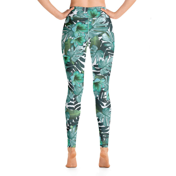 Tayrona Green Floral Leggings