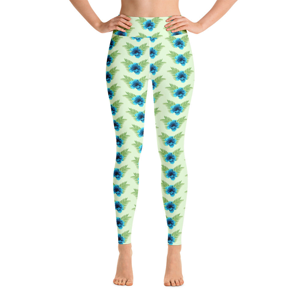 Tayrona Floral Pattern Yoga Leggings