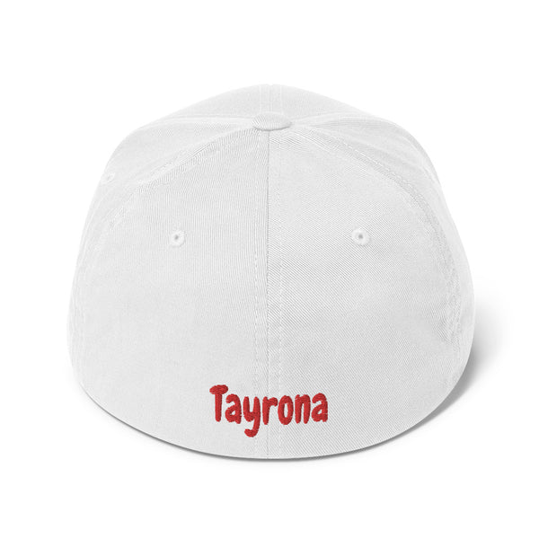 Tayrona Structured Twill Cap Flex Fit Red Logo