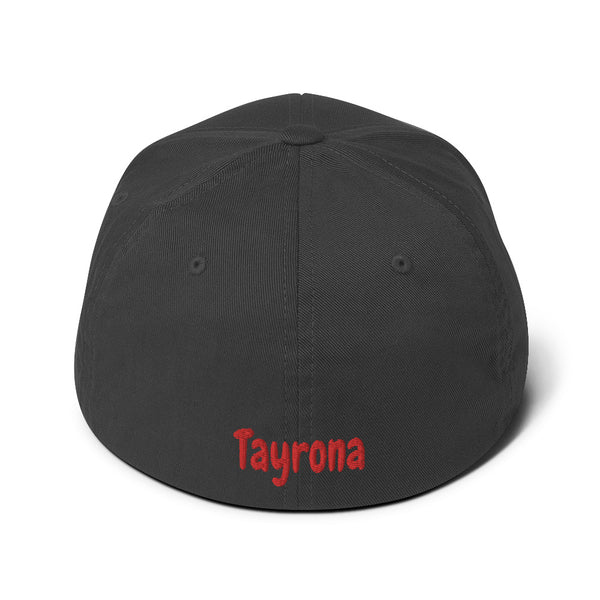 Tayrona Structured Twill Cap Flex Fit Red Logo