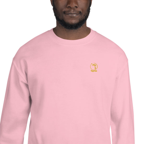 Tayrona Men's Sweatshirt Yellow Embroidery Logo