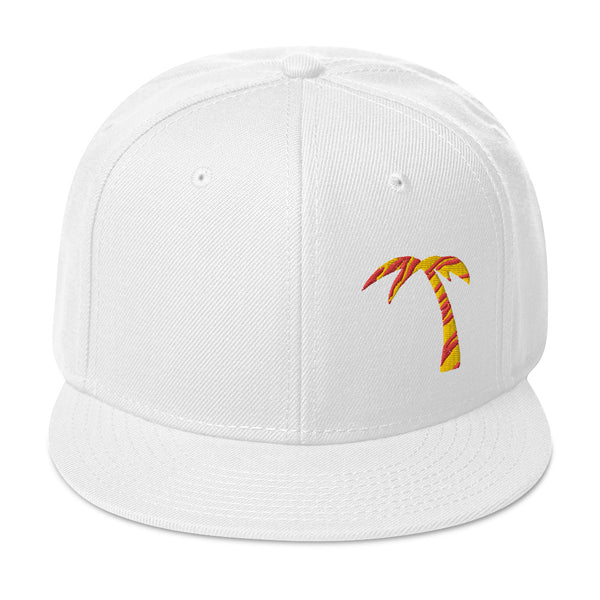 Flatbill snapback hat cap