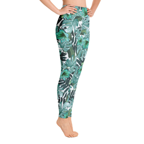 Tayrona Green Floral Leggings