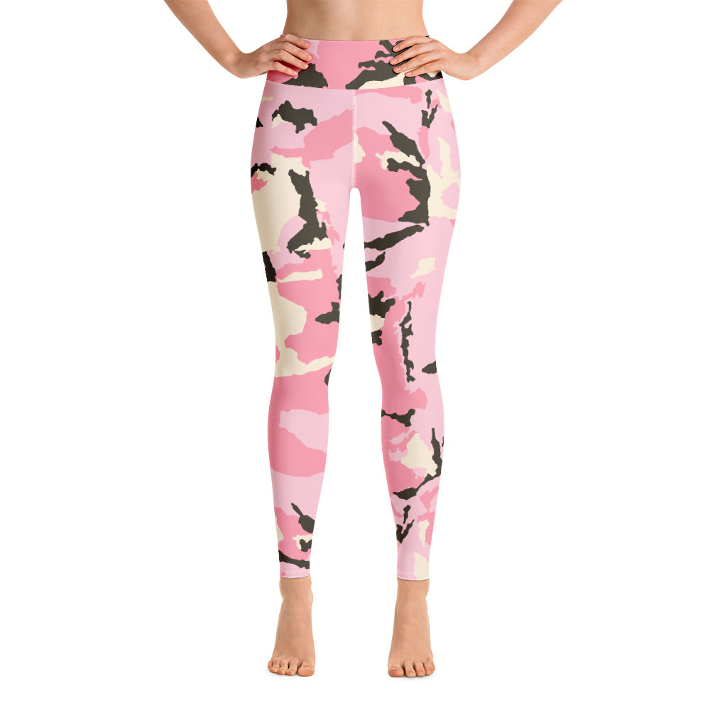 Tayrona Pink Camo Yoga Leggings
