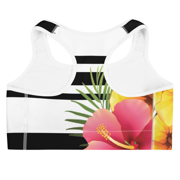 Tayrona Floral Pattern Sports Bra