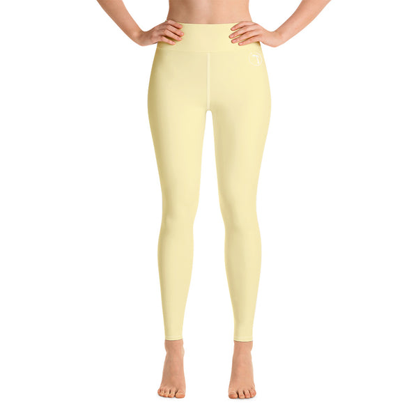 Tayrona Soft Yellow Yoga Leggings