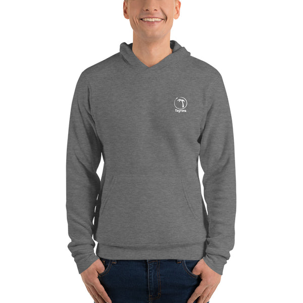 Tayrona Men's Pullover Hoodie White Logo